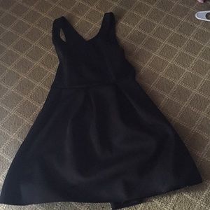 Black short express dress